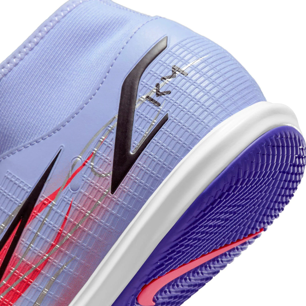 Nike Superfly 8 Academy KM IC Indoor Soccer Shoes - Light Thistle/Metallic Silver