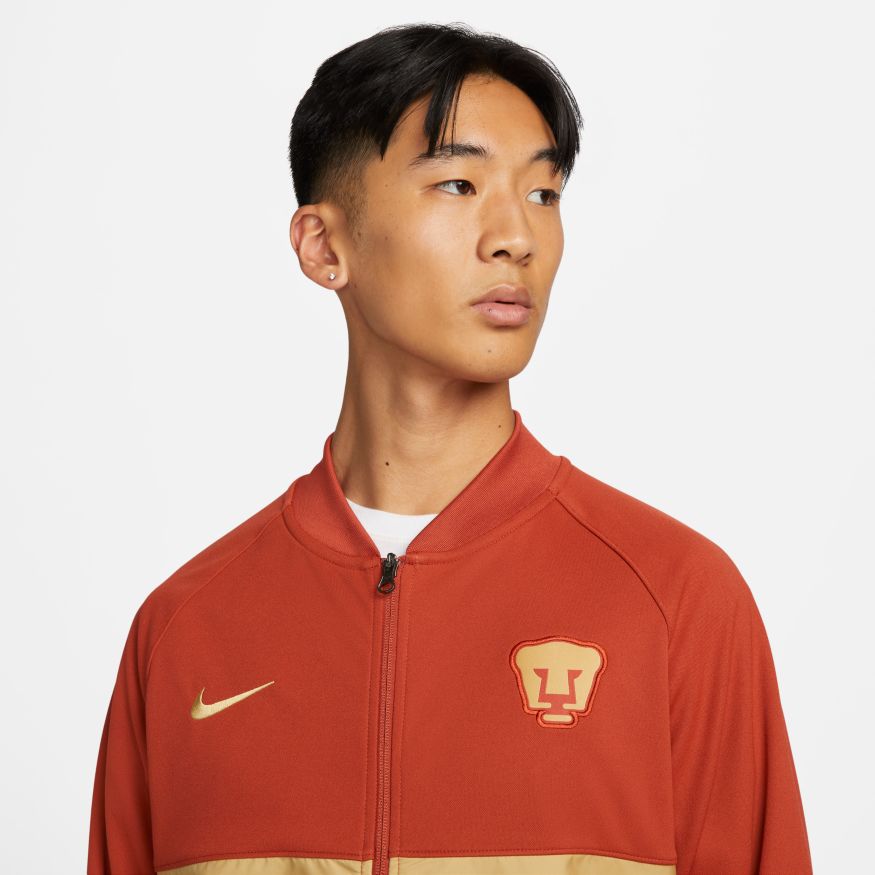 Nike Men's Pumas Full-Zip Soccer Jacket - Red/Gold/Navy