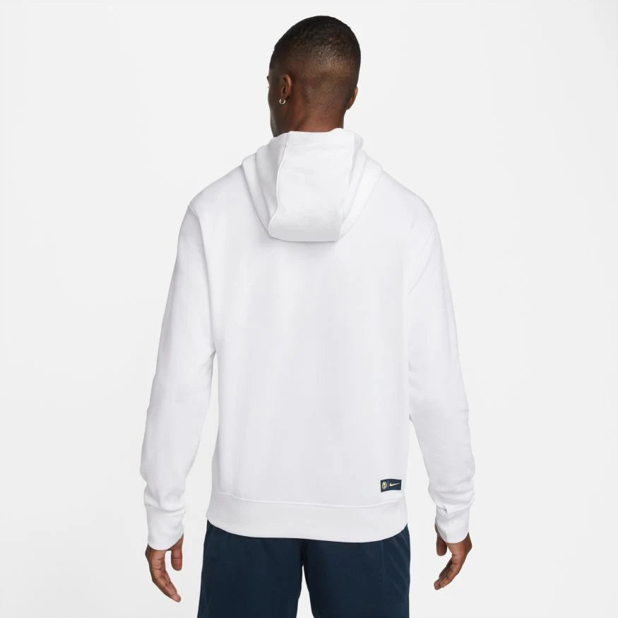 Nike Club America Men's French Terry Soccer Hoodie - White