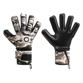 Elite Sport Combat N Goalkeeper Soccer Gloves - Black/White/Grey