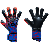 Elite Sport Spin Goalkeeper Soccer Gloves - Black/Red/Blue