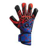 Elite Sport Spin Goalkeeper Soccer Gloves - Black/Red/Blue