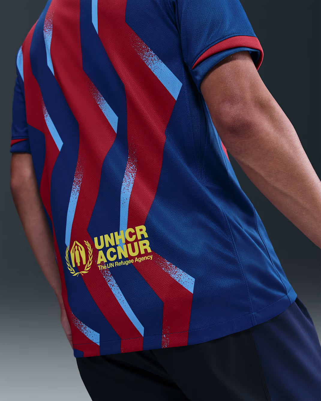 Nike FC Barcelona Stadium Fourth Jersey 25 - Gym Blue/Salsa Red/Opti Yellow