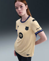 Nike FC Barcelona Women's Stadium Away Jersey 25 - Gold/Persian Violet/Black