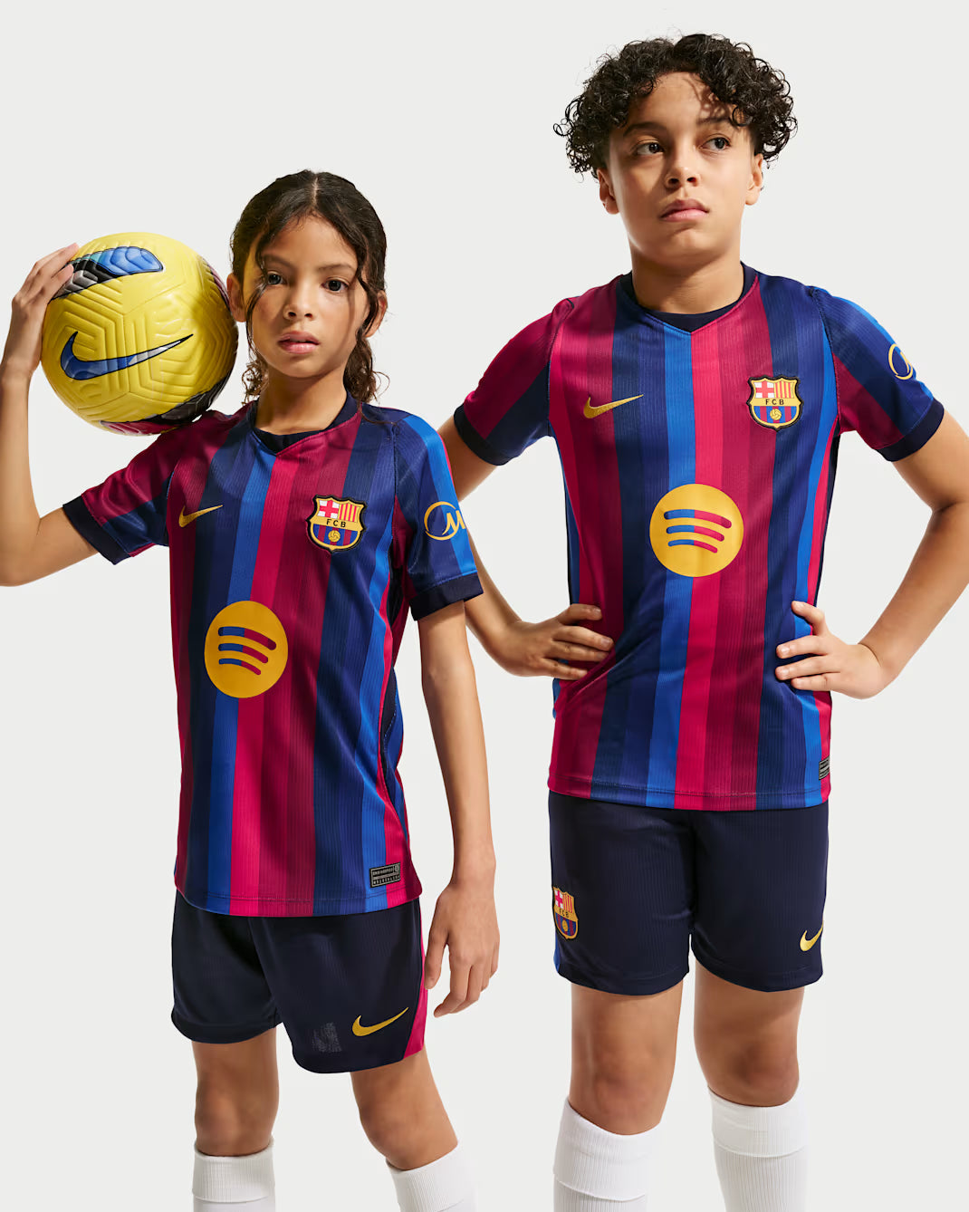 Nike Barcelona Home Youth Soccer Jersey 26/27 - Red/Blue