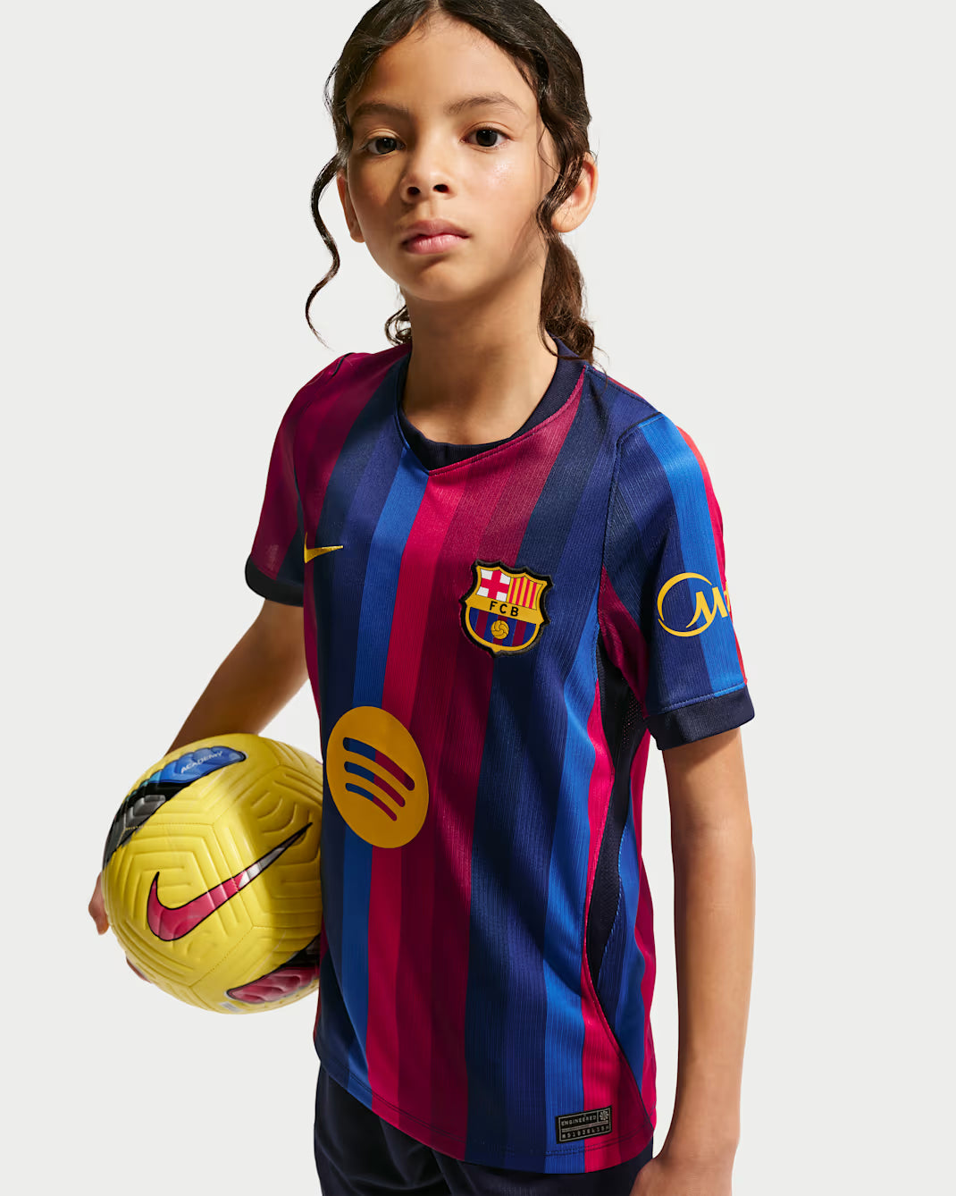 Nike Barcelona Home Youth Soccer Jersey 26/27 - Red/Blue