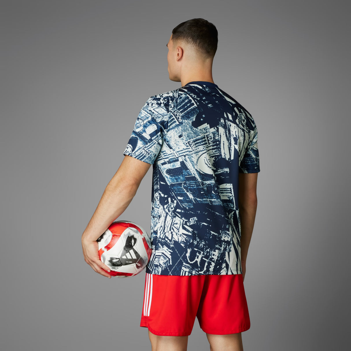 adidas FC Bayern Pre-Match Jersey Off White / Night Indigo