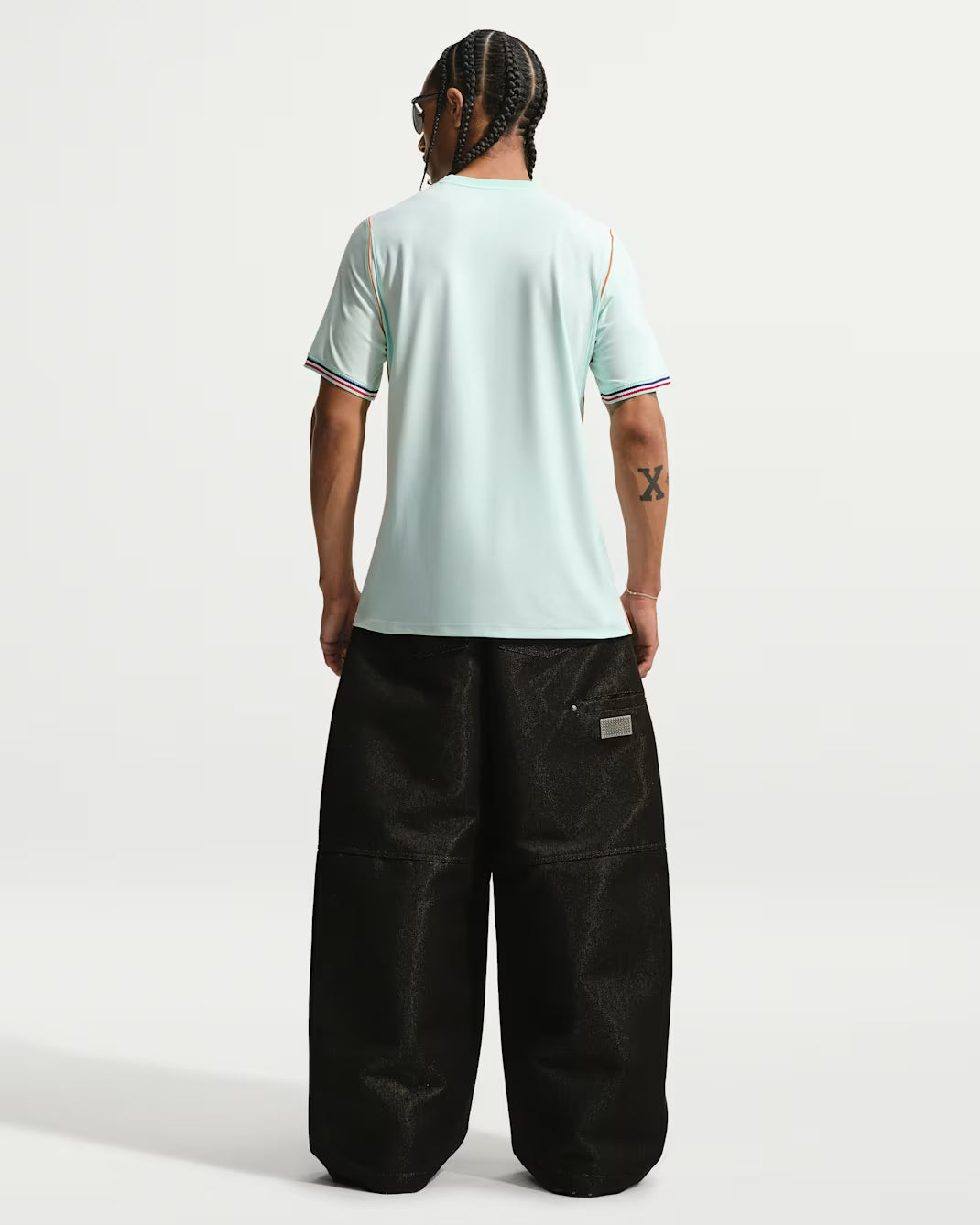 Nike France Away Men's Soccer Jersey 2026 - Igloo/Monarch/Monarch