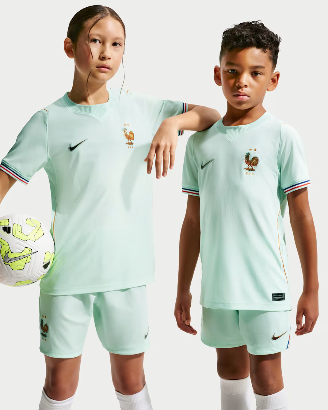 Nike France National Team 2026 Stadium Youth Away Jersey - Igloo/Monarch/Monarch