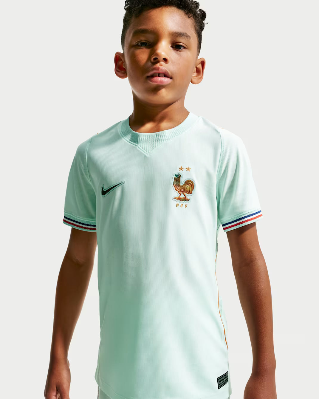 Nike France National Team 2026 Stadium Youth Away Jersey - Igloo/Monarch/Monarch