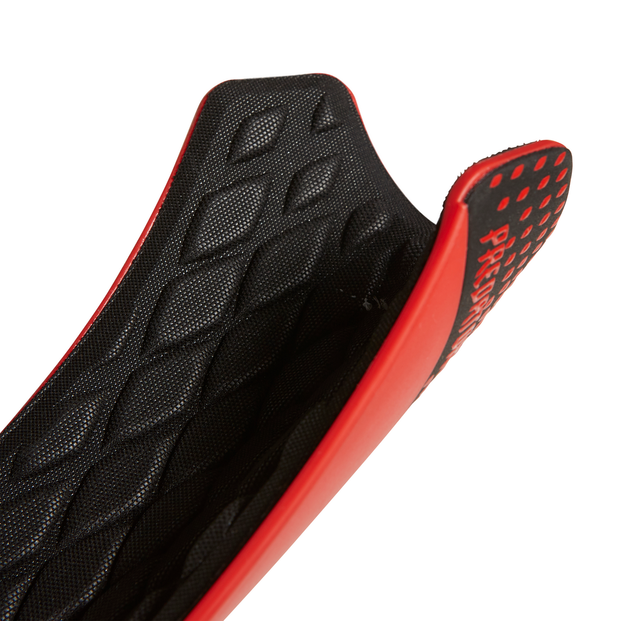 Espinilleras de fútbol adidas Pre LGE - Negro/Rojo