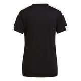 Camiseta adidas Squadra 21 para mujer, color negro y blanco