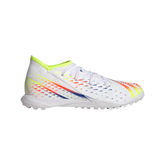 adidas Predator Edge 3 TF Youth Soccer Cleats - White/Yellow