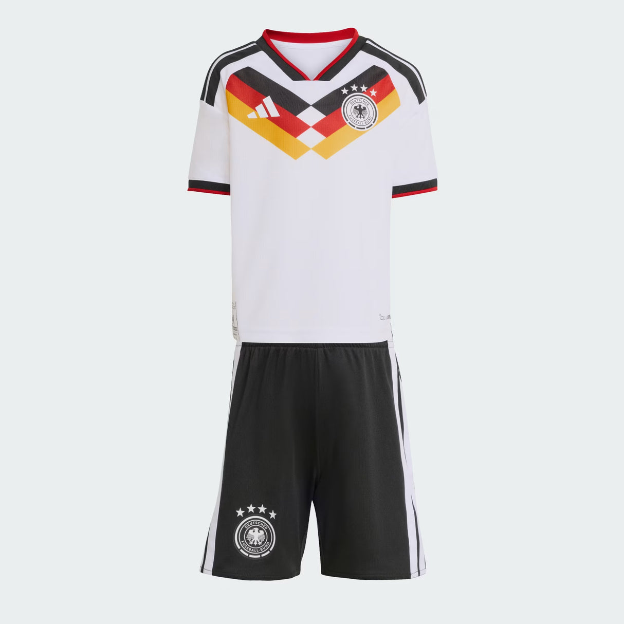 adidas Germany Home Youth Soccer Mini Kit 26 - White