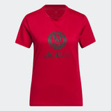 adidas Atlanta United Pre Game Women's Tee - Victory Red