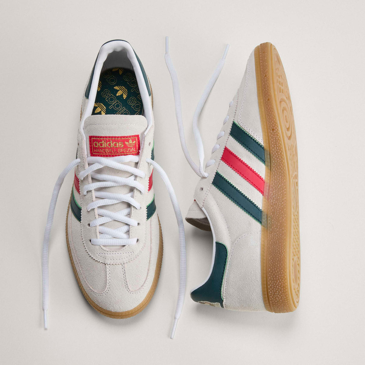 Tenis adidas Mexico Handball Spezial - Blanco/Escarlata