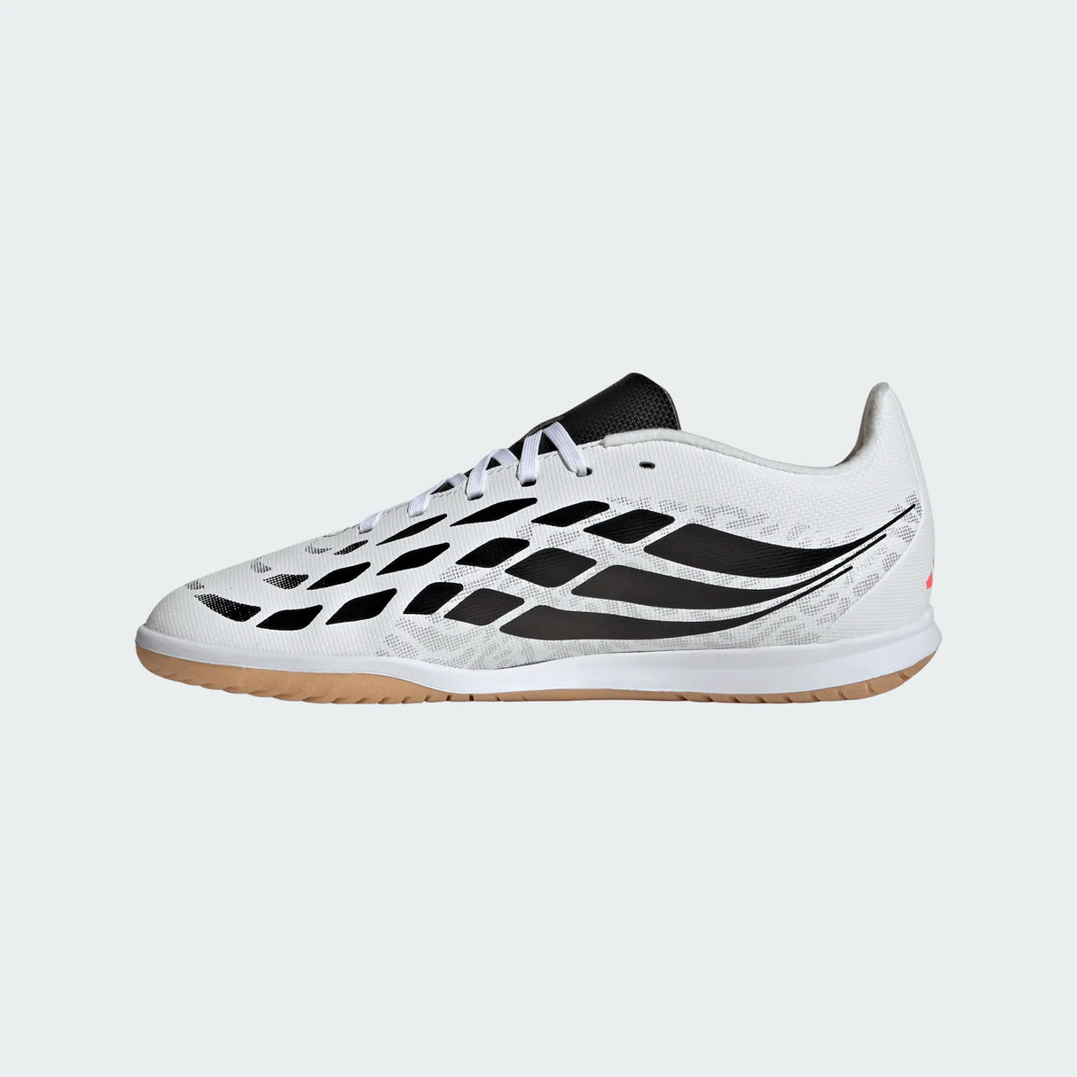 adidas Predator Club Sala Indoor Youth Soccer Shoes - White/Black