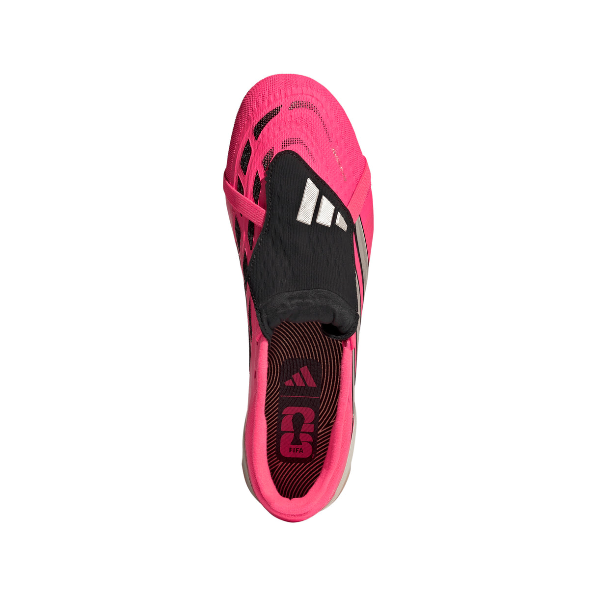 Tacos de Fútbol para Terreno Firme con Lengüeta Plegable para Hombre adidas Predator Pro - Turquesa