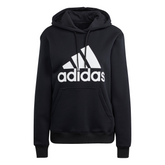 adidas Essentials Big Logo Regular Fleece Women's Hoodies - Black/White