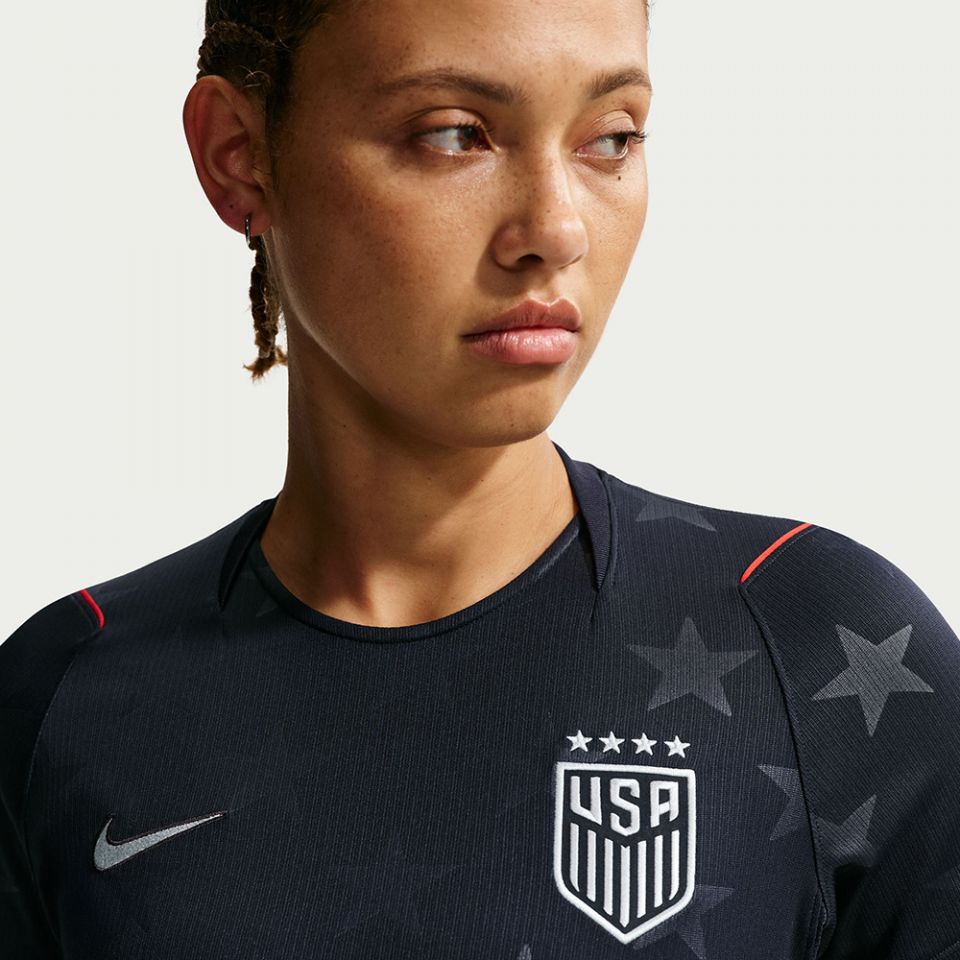Camiseta de fútbol Nike USMNT de visitante para mujer 2026 - Azul marino
