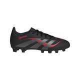 adidas Predator Club FG/MG Youth Soccer Cleats - Black/Red