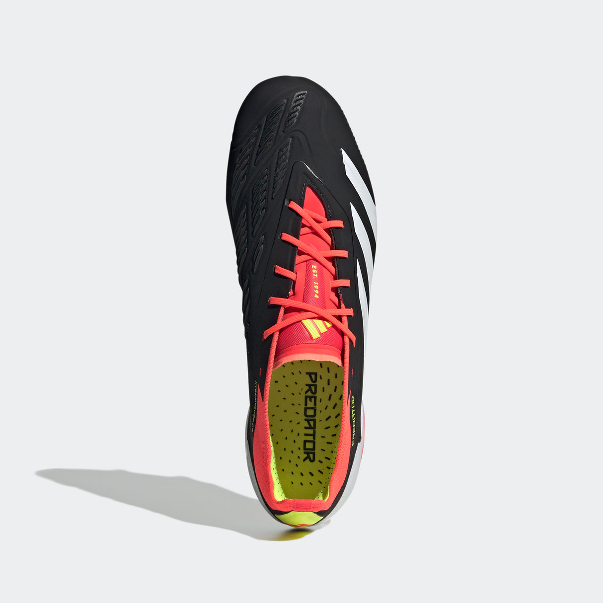 adidas Predator Elite FG Men's Firm Ground Soccer Cleats - Black/White/Solar Red