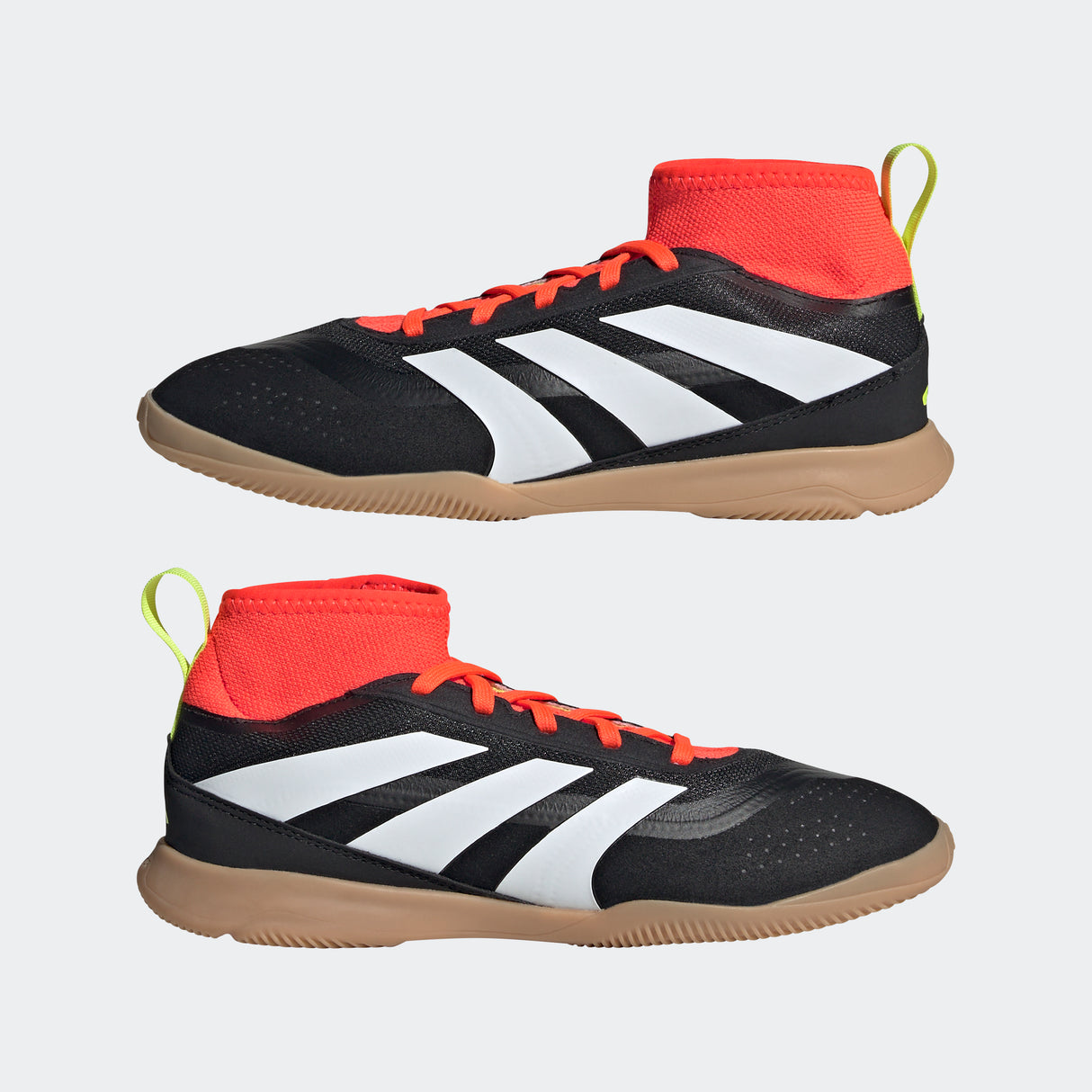adidas Predator League IN Junior Indoor Soccer Shoes - Core Black/White/Solar Red