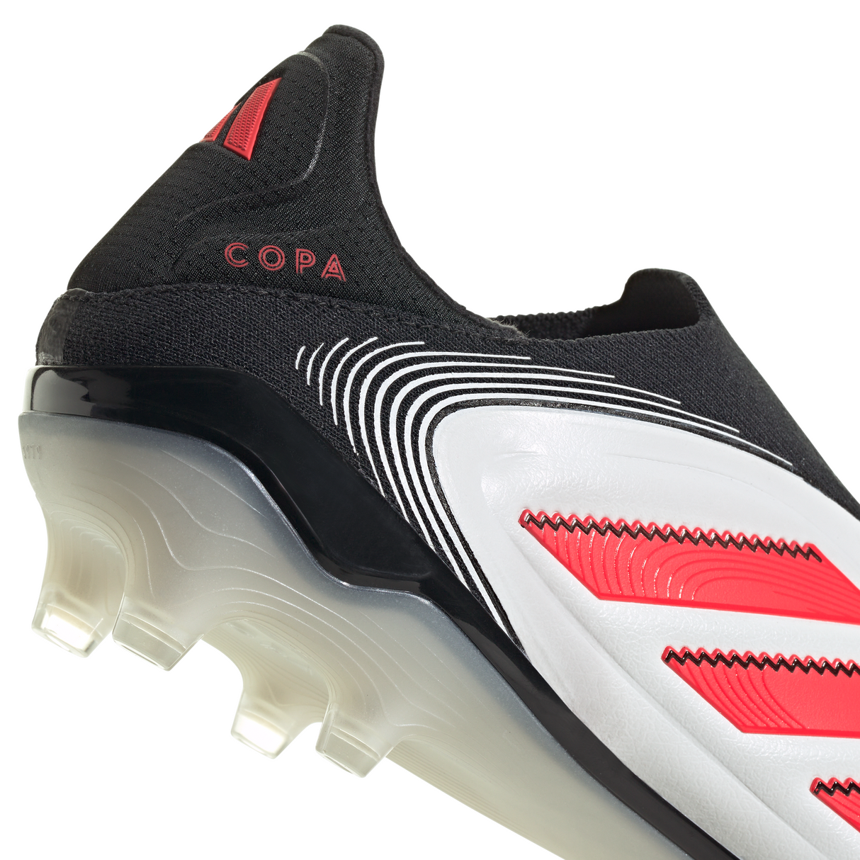 adidas Copa Pure 3 Elite Laceless FG Men´s Soccer Cleats - White/Red/Black