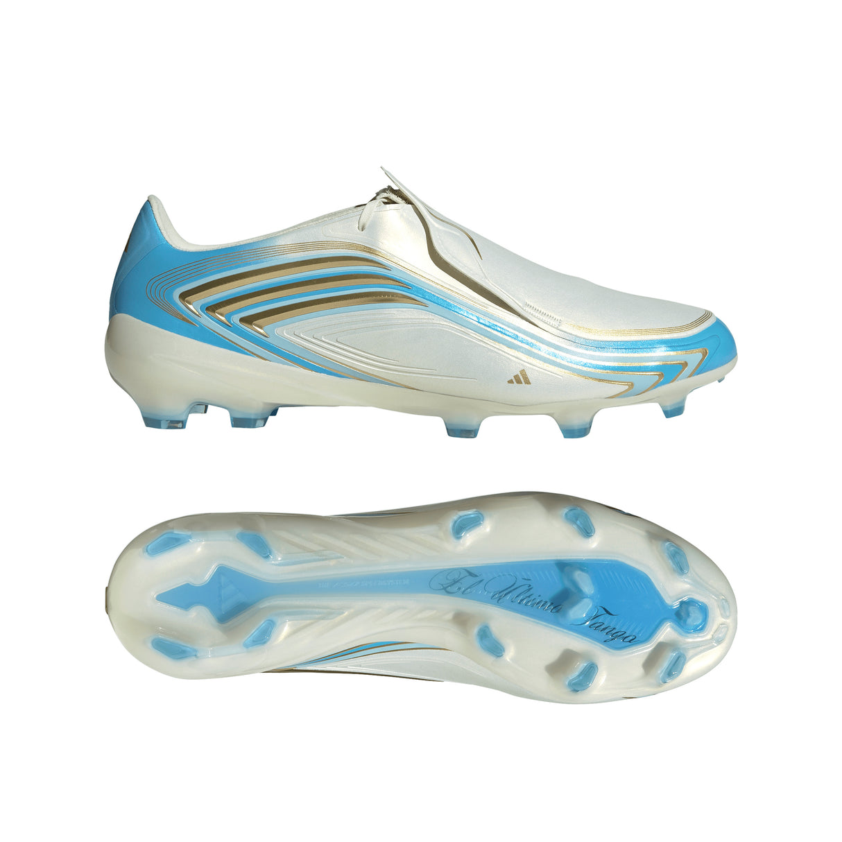 adidas F50 Messi Pro FG Firm Ground Men's Soccer Cleats - Blue