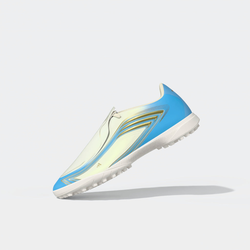 adidas F50 Messi League Turf Men's Soccer Cleats - Ivory/Blue