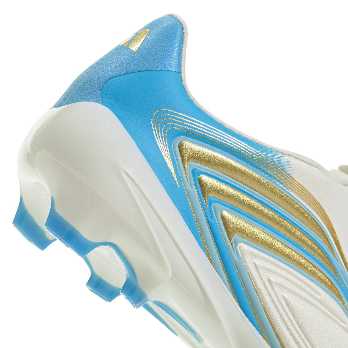 adidas F50 Messi League Laceless FG Firm Ground Youth Soccer Cleats - Blue