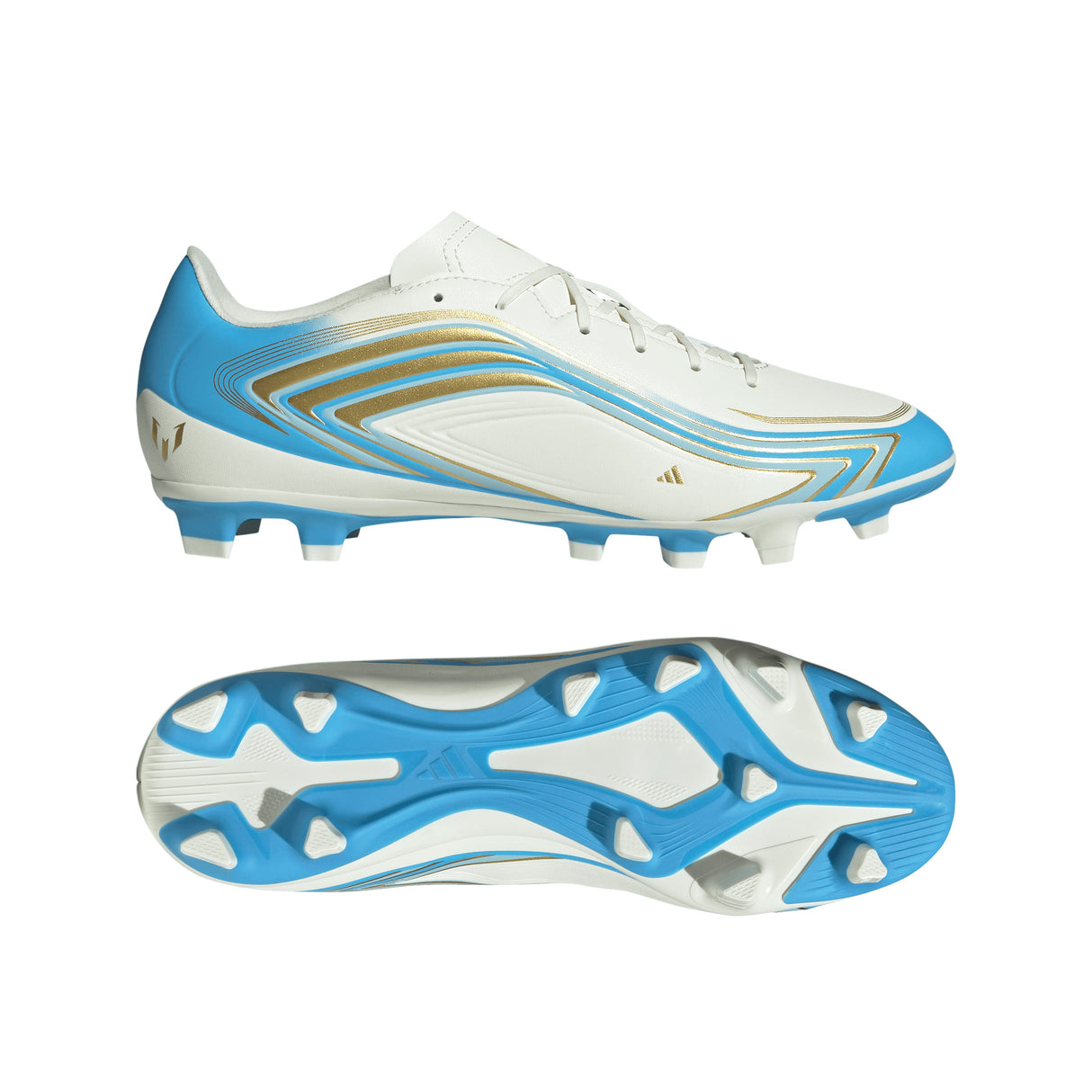 Tacos de fútbol para hombre adidas F50 Messi Club FG/MG para terreno firme/múltiple - Azul