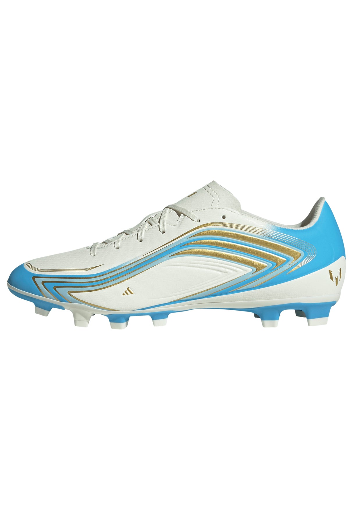 Tacos de fútbol para hombre adidas F50 Messi Club FG/MG para terreno firme/múltiple - Azul