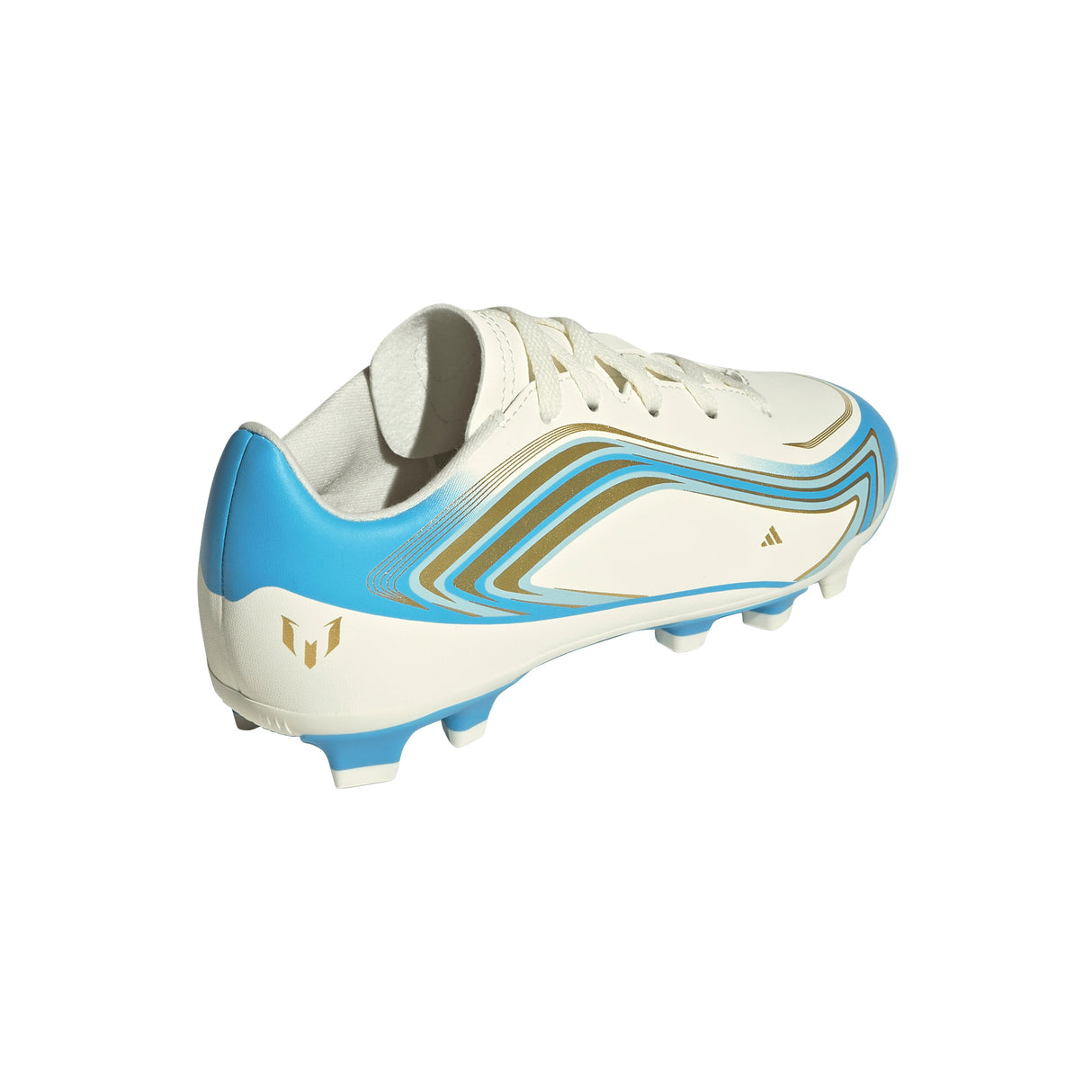 adidas F50 Messi Club FG/MG Firm Ground/Multi Ground Youth Soccer Cleats - Blue