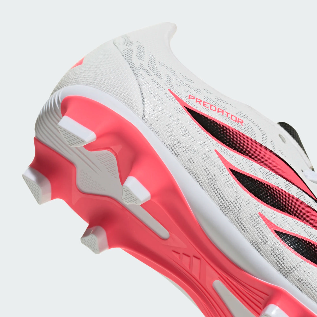 adidas Predator Club Firm Ground/ Multi Ground Youth Soccer Cleats - White/Black