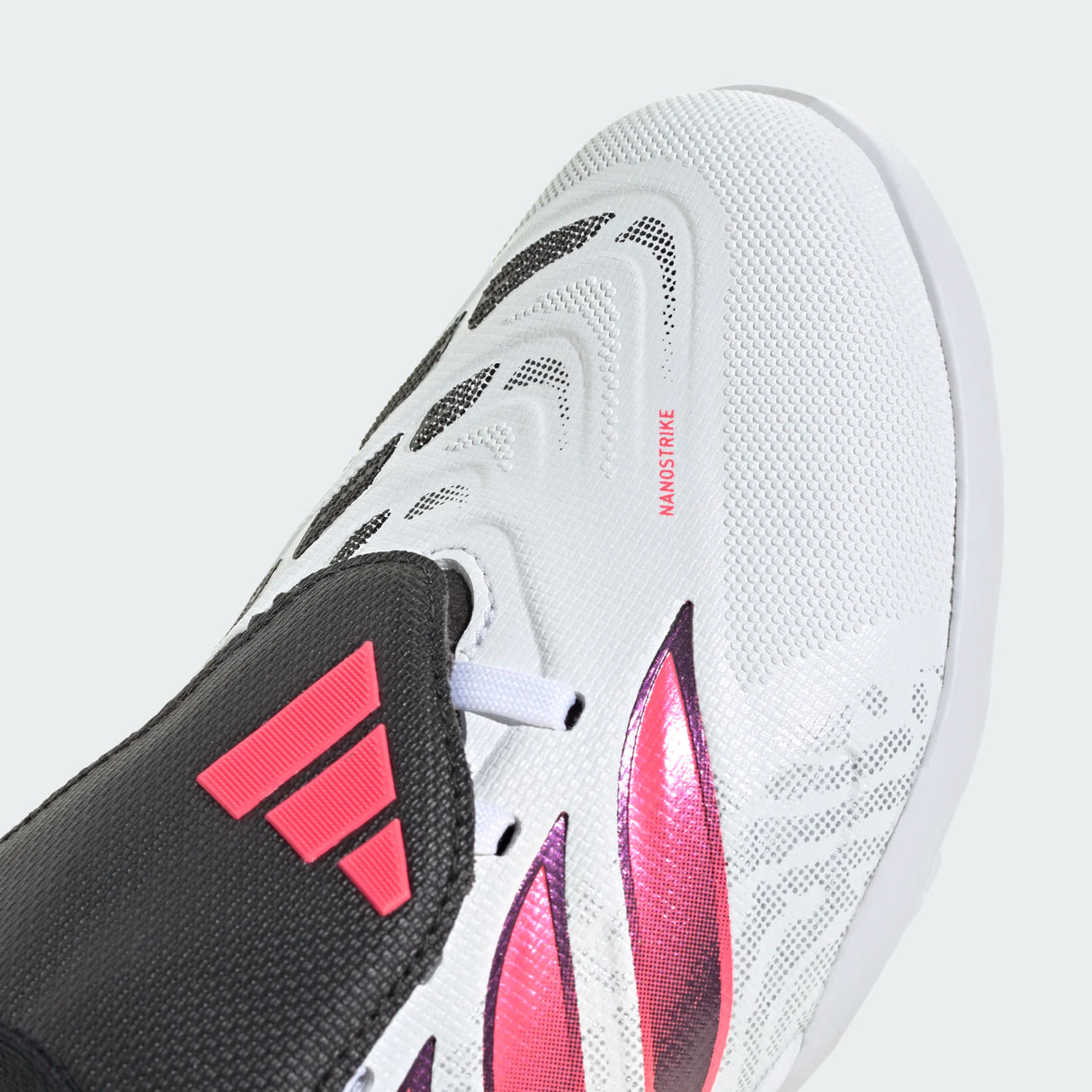adidas Predator League Fold- Over Tongue Turf Youth Soccer Cleats - White/Black