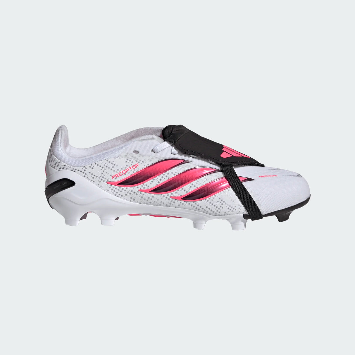 adidas Predator Elite Fold-Over Tongue Firm Ground Youth Soccer Cleats - White/Black