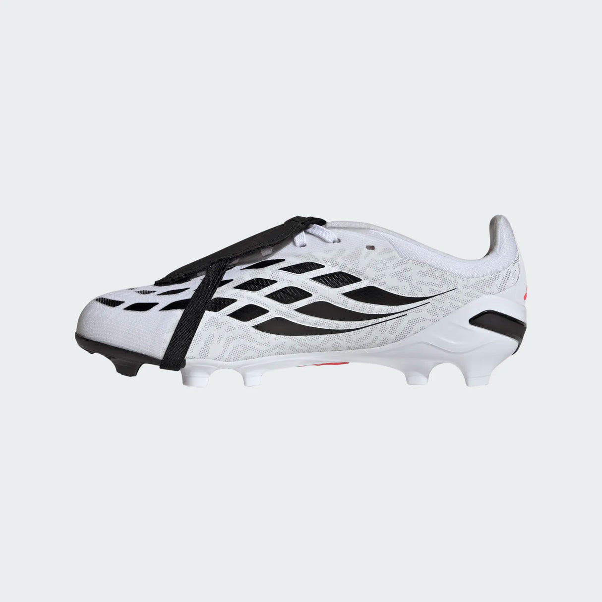 adidas Predator Elite Fold-Over Tongue Firm Ground Youth Soccer Cleats - White/Black