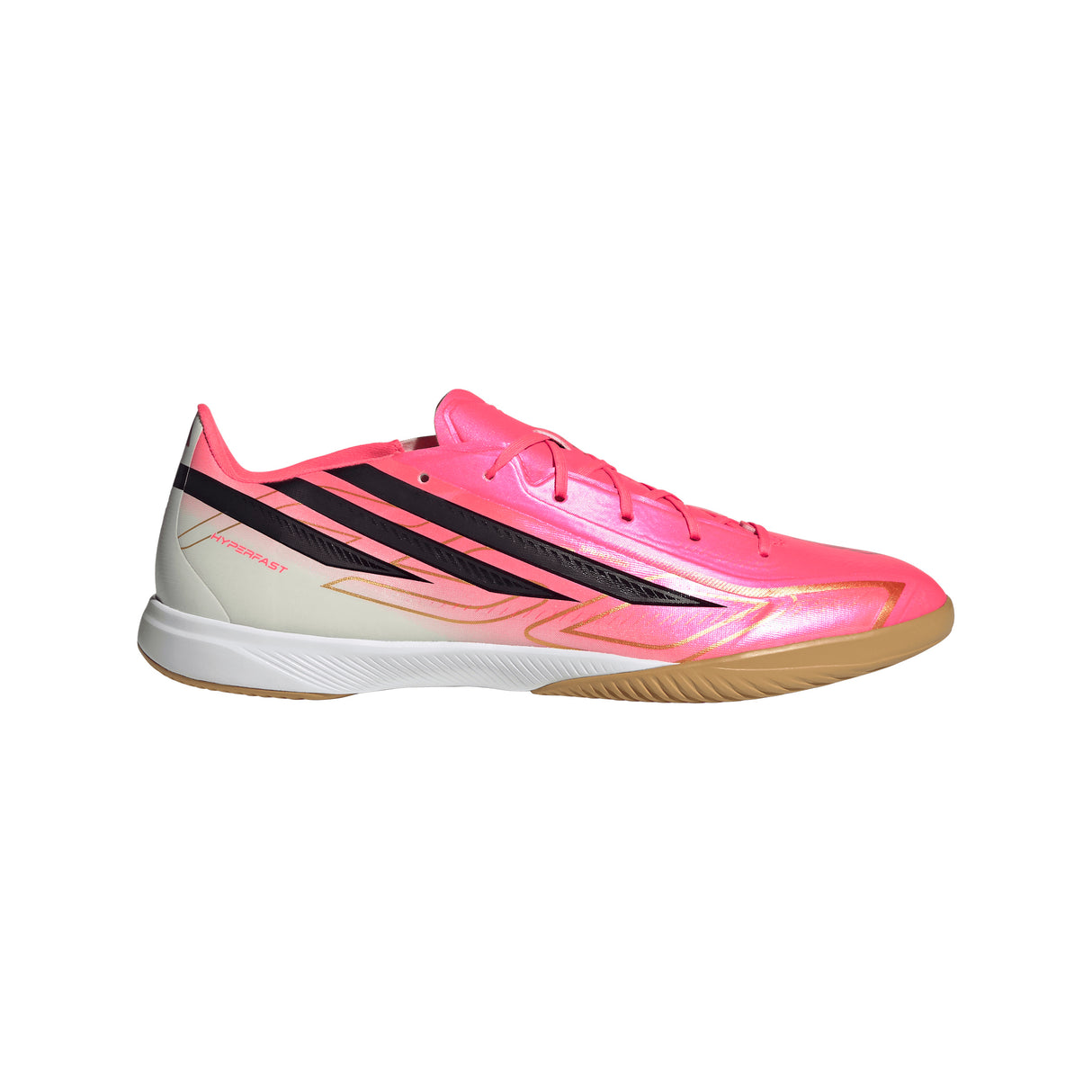 adidas F50 Hyperfast League Indoor Men's Soccer Shoes - Turquesa/Black/Gold