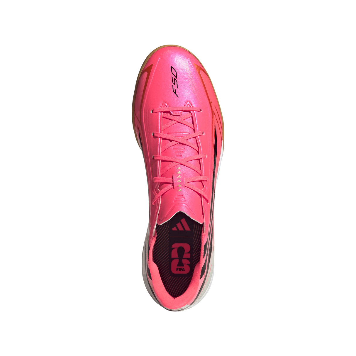adidas F50 Hyperfast League Indoor Men's Soccer Shoes - Turquesa/Black/Gold