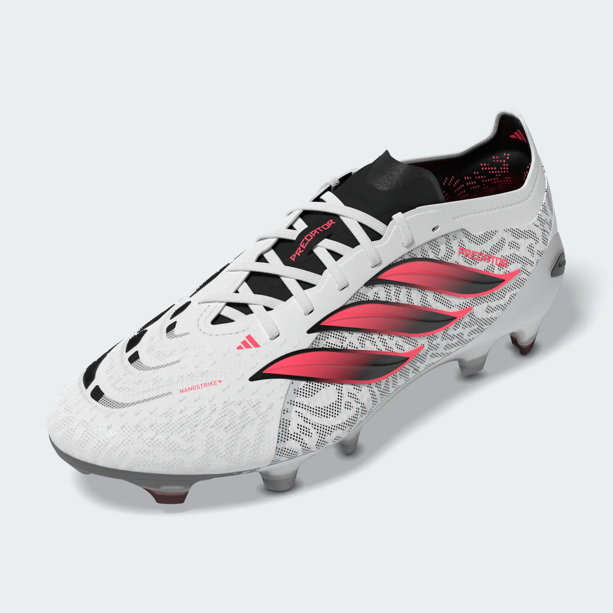 adidas Predator Elite Firm Ground Men's Soccer Cleats - White/Black