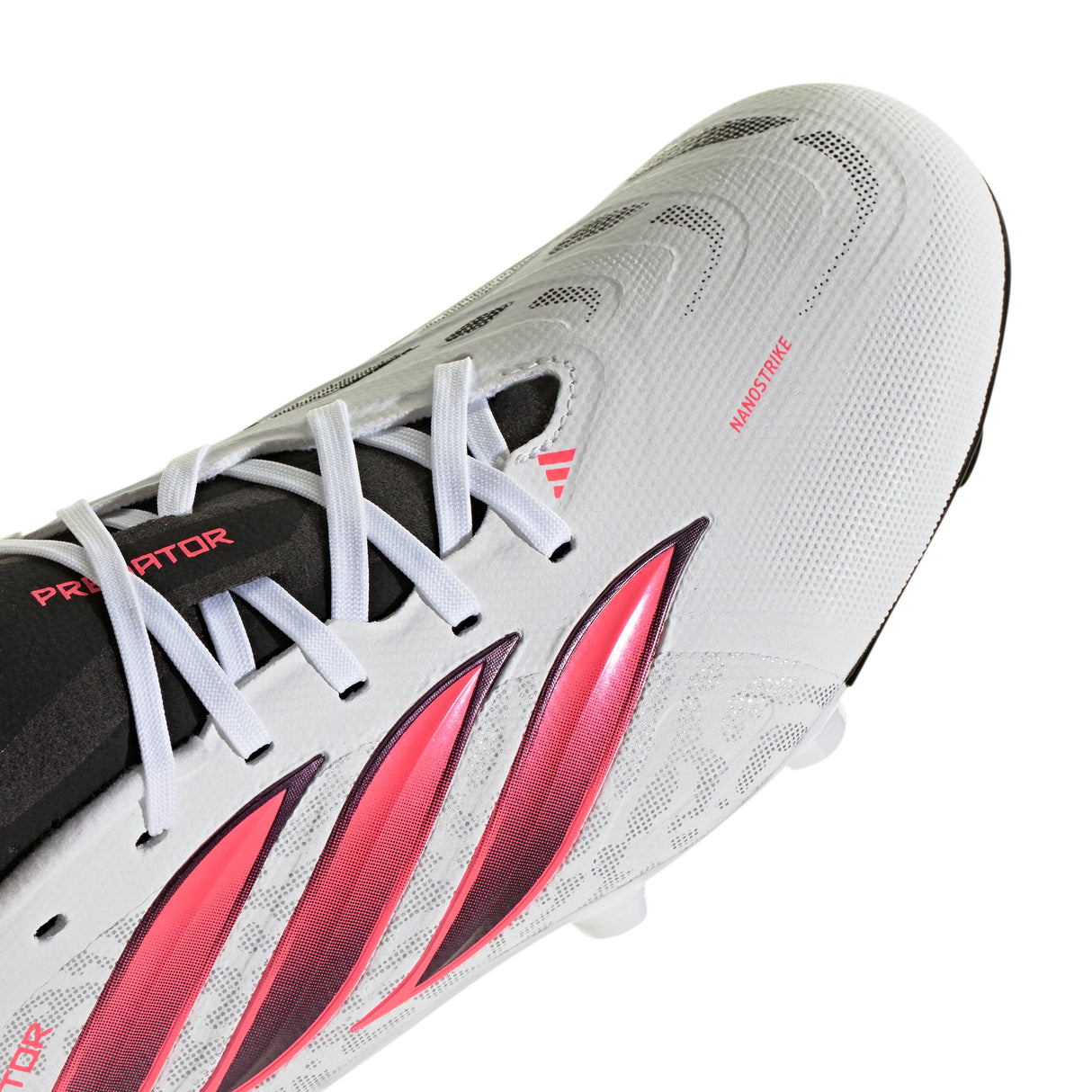 adidas Predator League Firm Ground Men's Soccer Cleats - White/Black