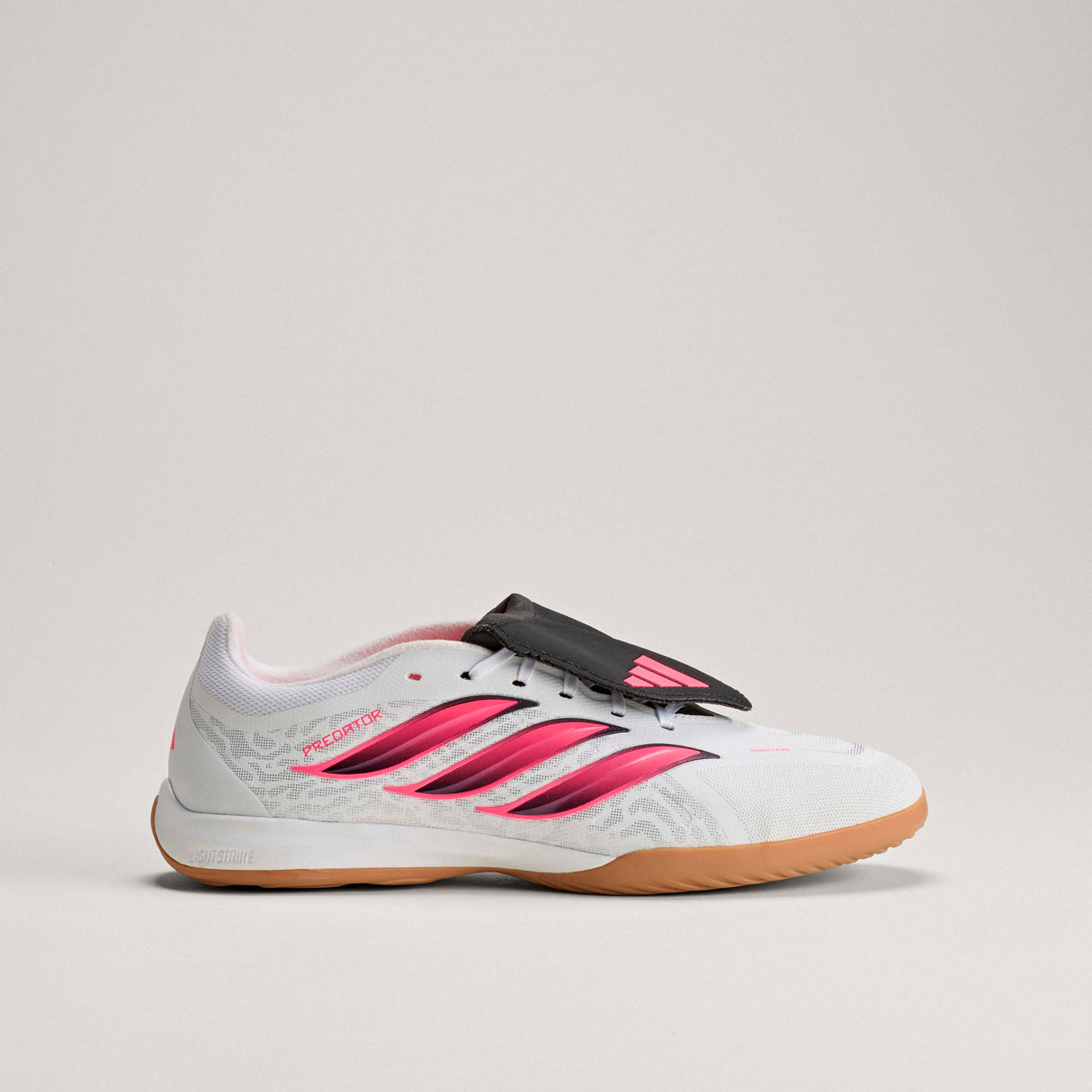adidas Predator League Fold-Over Tongue Indoor Men's Soccer Shoes - White/Black