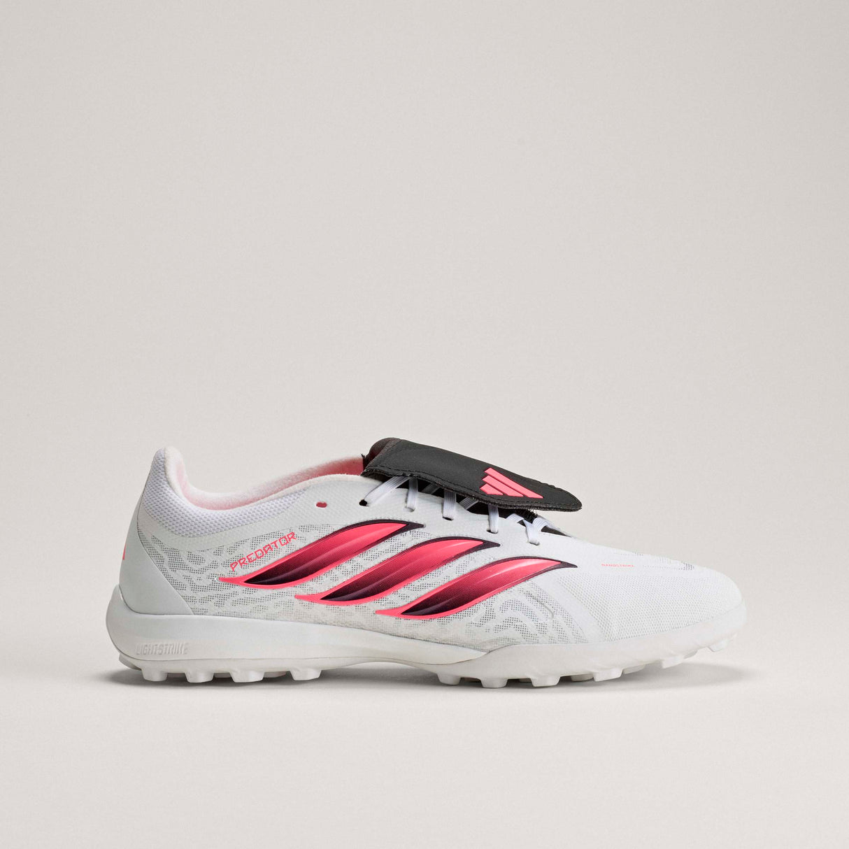 adidas Predator League Fold-Over Tongue Turf Men's Soccer Cleats - White/Black