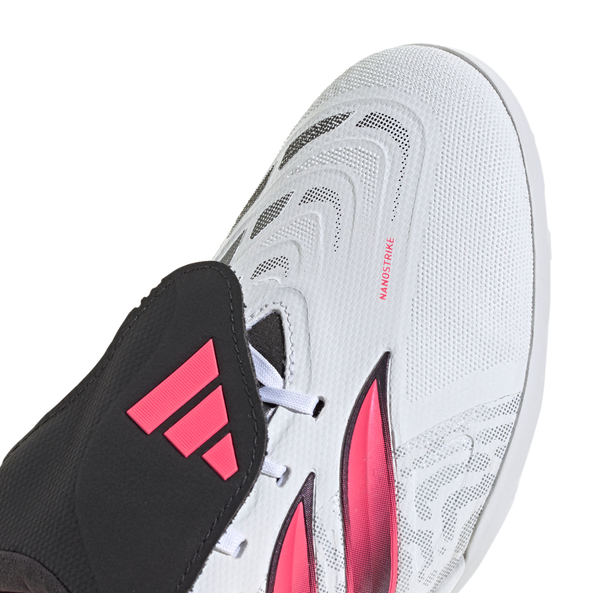 adidas Predator League Fold-Over Tongue Turf Men's Soccer Cleats - White/Black