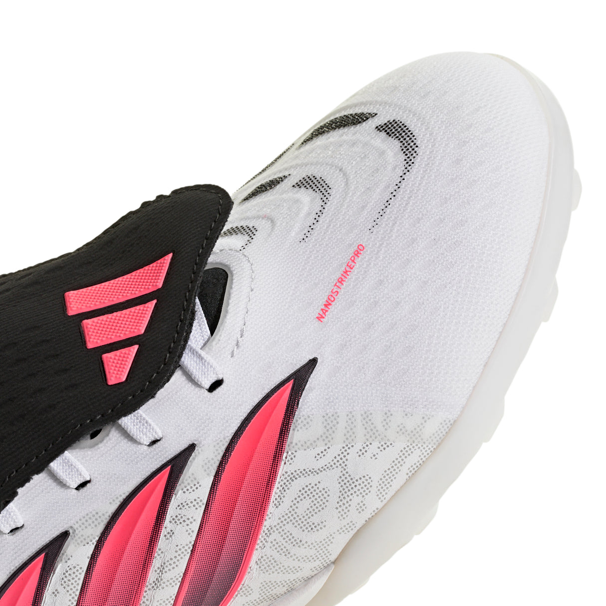adidas Predator Pro Fold-Over Tongue Turf Men's Soccer Cleats - White/Black