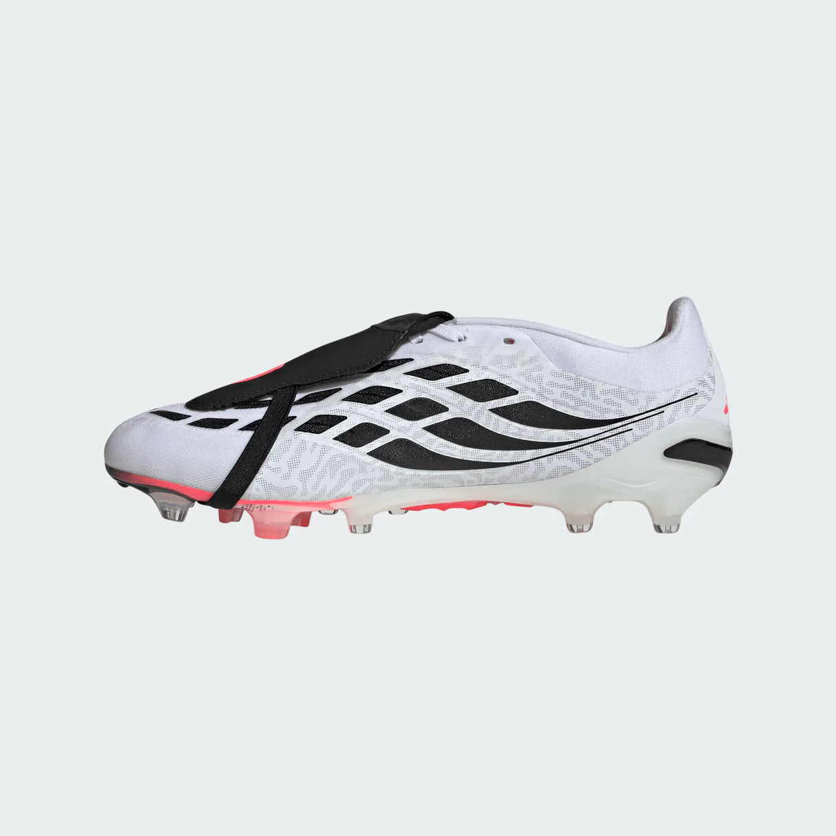 adidas Predator Pro Fold-Over Tongue Artificial Ground Men's Soccer Cleats - White/Black