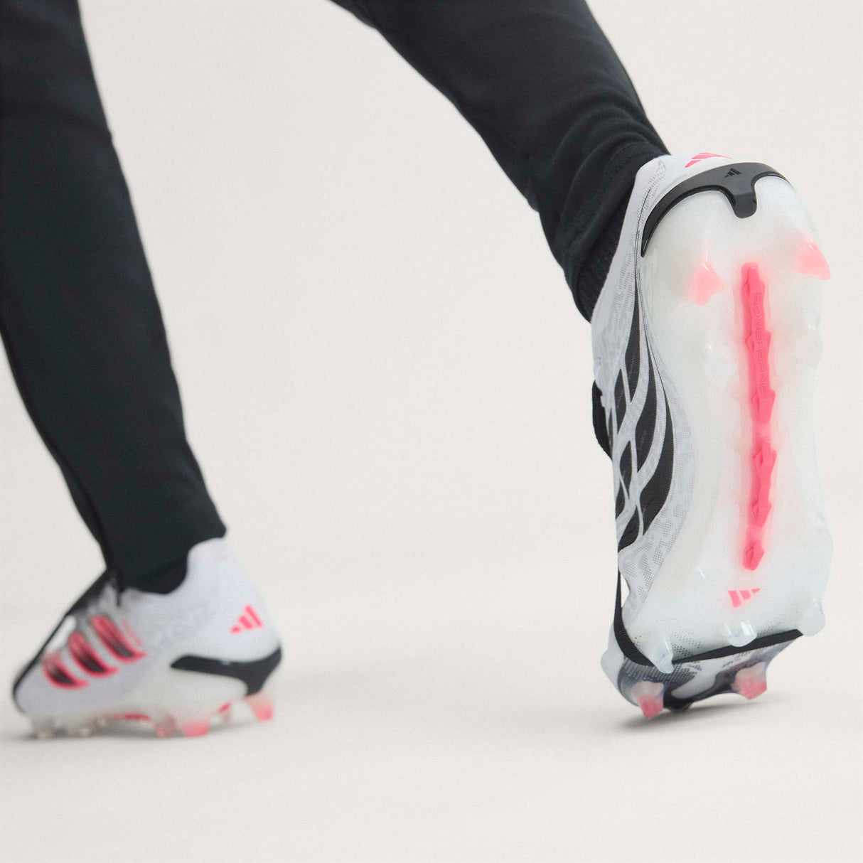 adidas Predator Pro Fold-Over Tongue Firm Ground Men's Soccer Cleats - White/Black