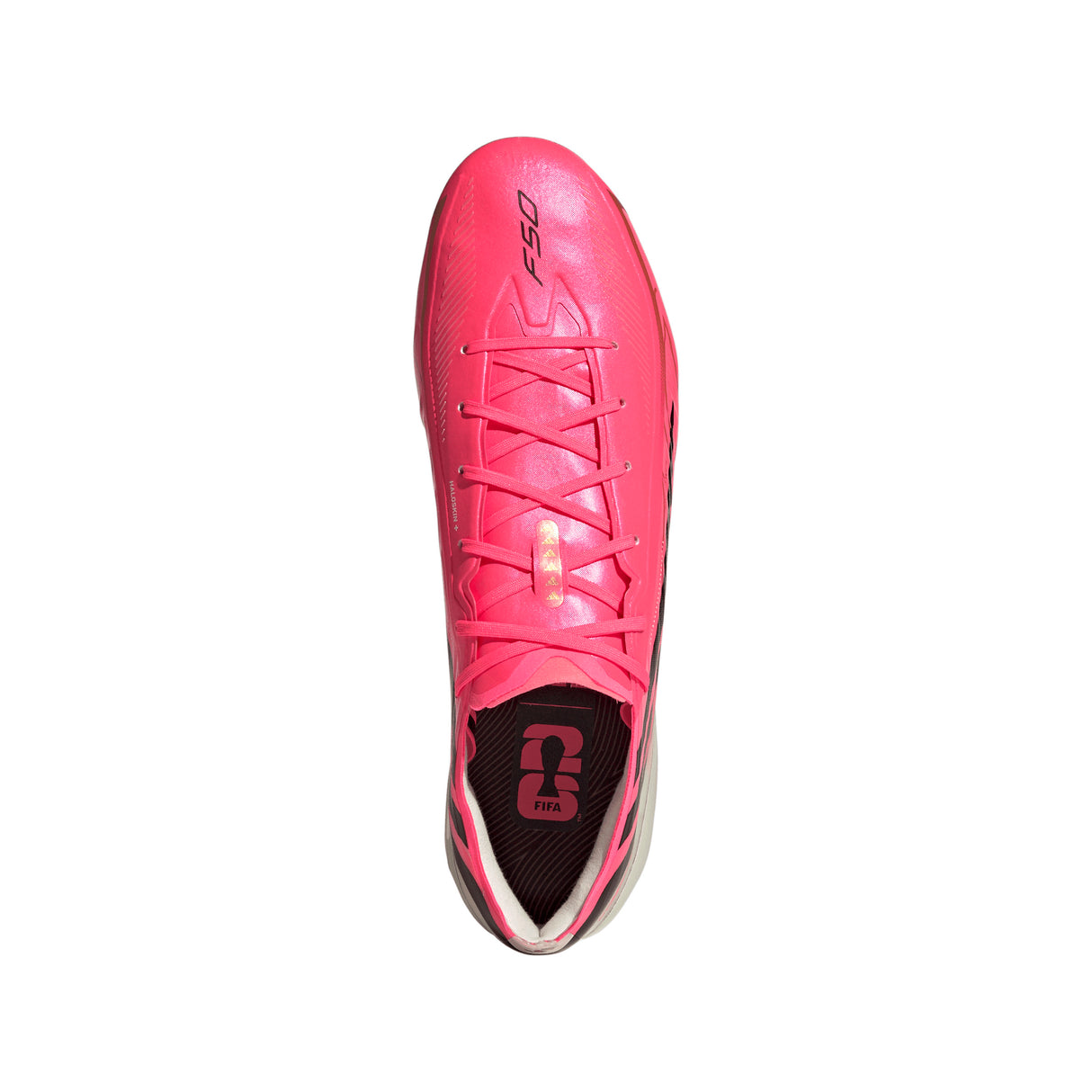Botines de Fútbol adidas F50 Hyperfast Pro para Hombre Terreno Firme - Turquesa/Negro/Dorado
