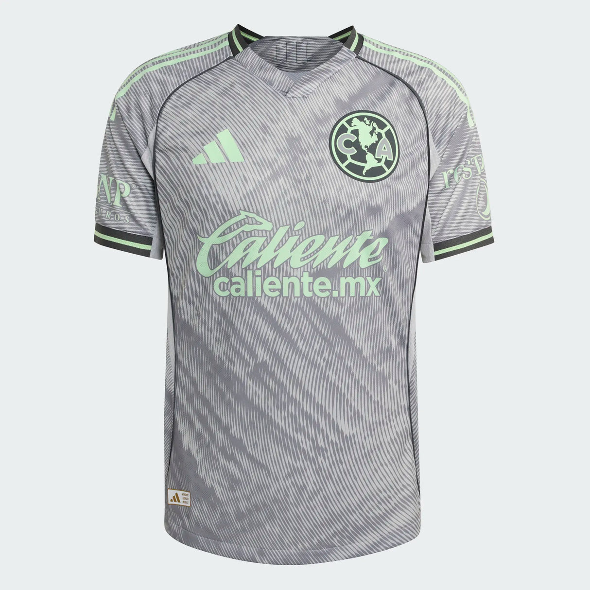 adidas Club America Third Authentic Men's Soccer Jersey 25/26 - Grey